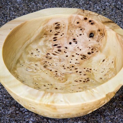 Elderberry wrinkle bowl--inside