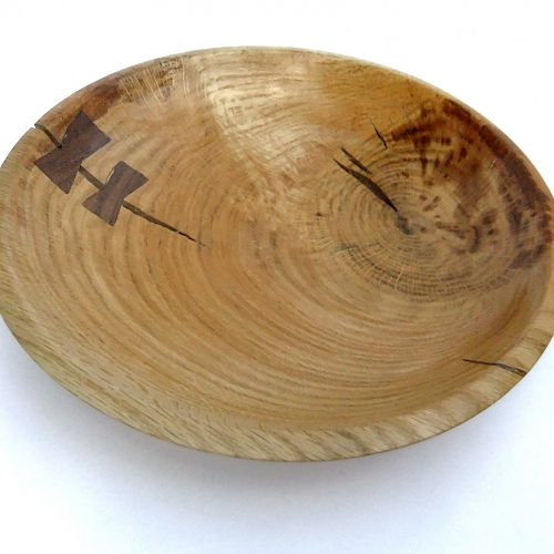 Split Oak bowl