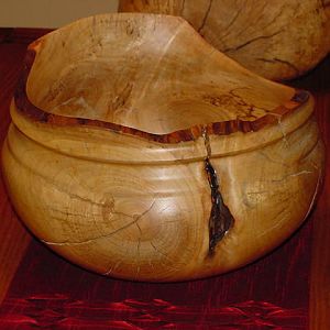 2nd nat-edge maple bowl