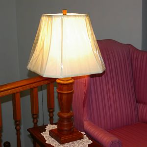 mahogany Lamp