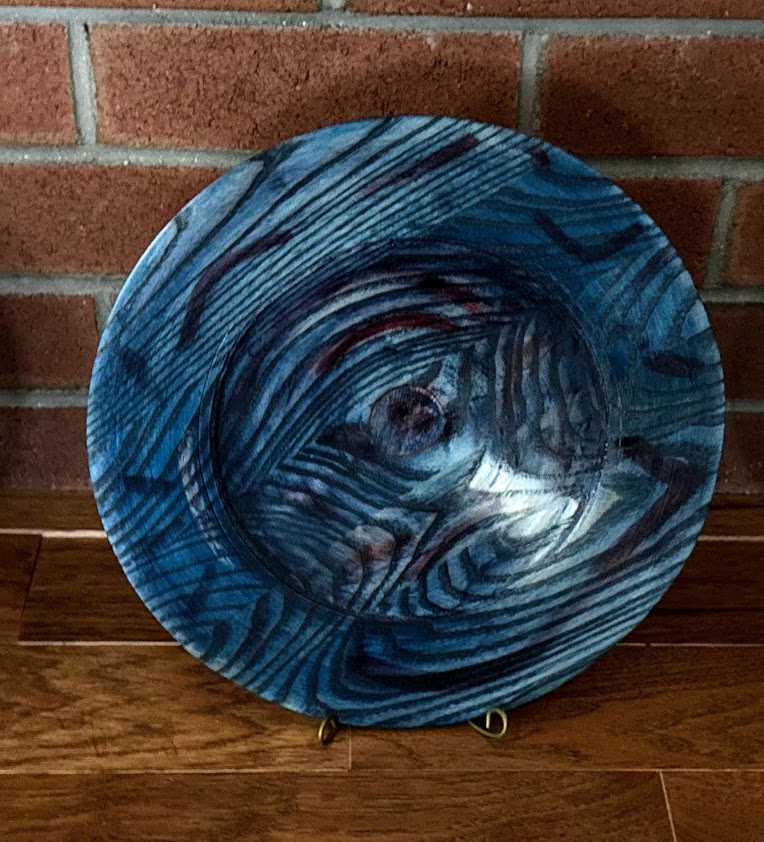 2nd platter in my ink color phase. 10 inch by 2.