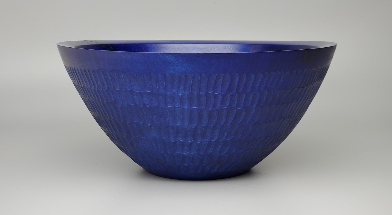 Carved Painted Bowl