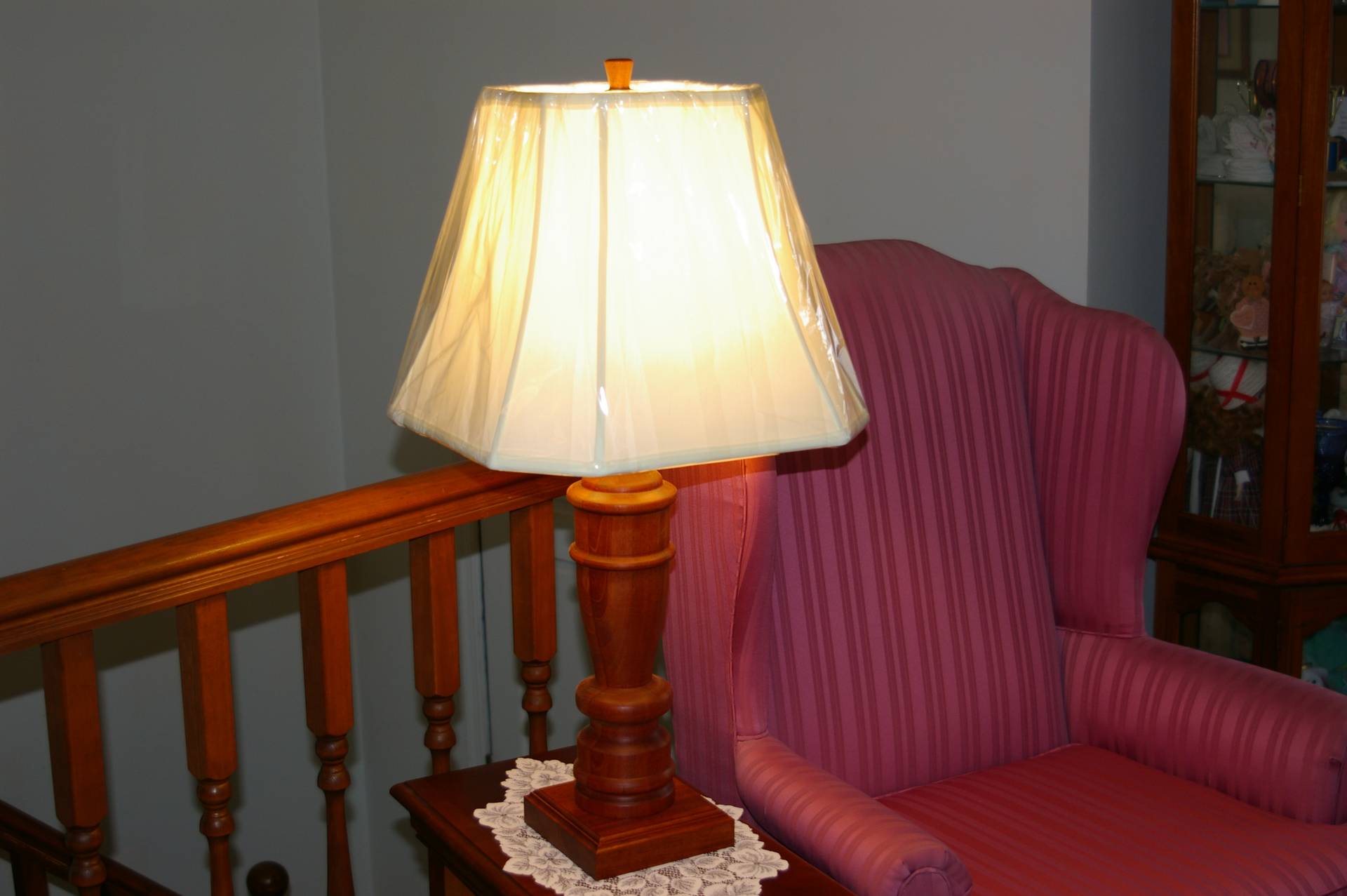 mahogany Lamp