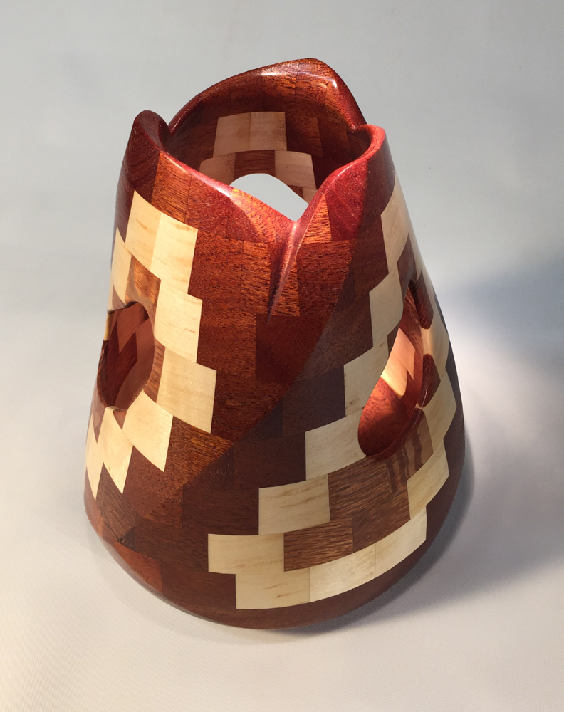 Twisted, Tapered, Segmented Vase
