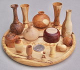 Miniature turnings on miniature tray.jpg