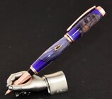 Baron Rollerball Satin copper Stabilized purple hybrid from Vivid Blanks 1 Michael.JPG