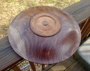 Oregon Black Walnut 14 Inch Platter Finished Bottom.jpg