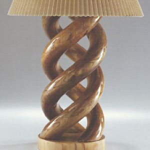 Three spiral lamp