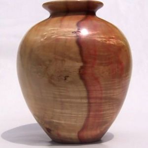 Box Elder with curl and red flame