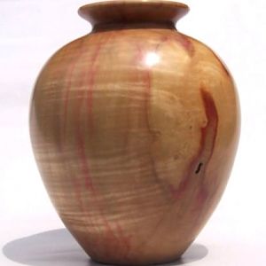 Box Elder with curl and red flame