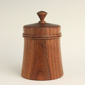 Walnut canister