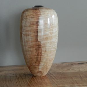 Quilted Maple and Walnut hollowform