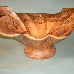 Scolloped Pedestal Bowl