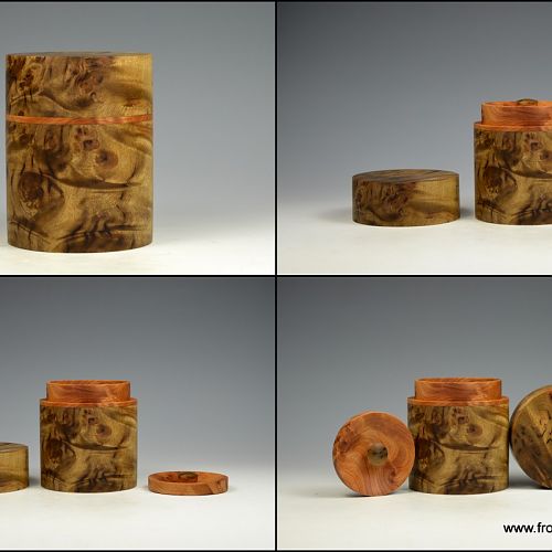 Golden Madrone Box with thuya burr
