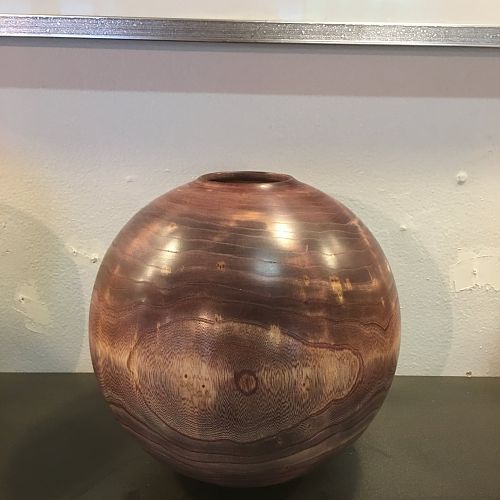 Elm sphere hollow form