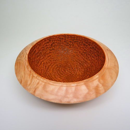 Big Leaf Maple Bowl with texture and color