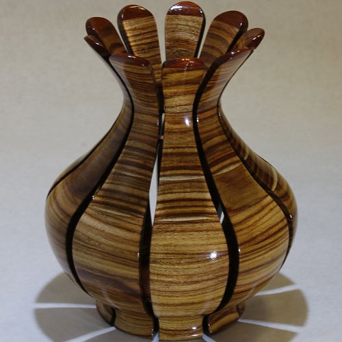 Open Segmented Vase