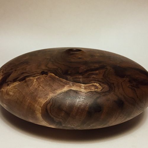 Claro walnut burl hollow form