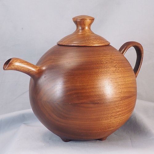 Walnut teapot