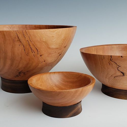 A Trio of Footed Bowls