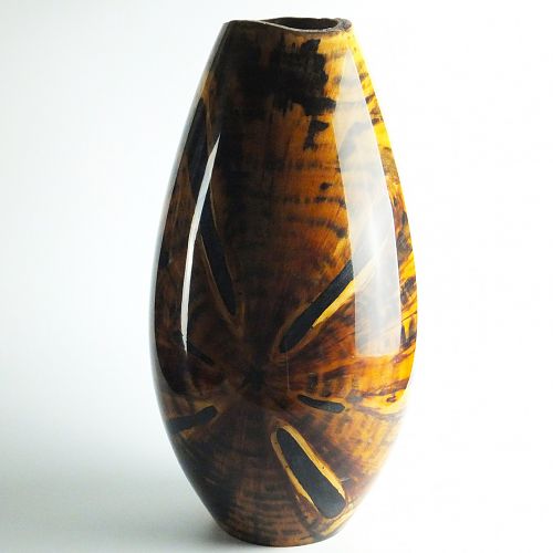'Bengal' - Norfolk Island Pine nat edge vase 14.5"h