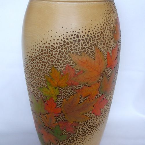 Pierced Birch Vase