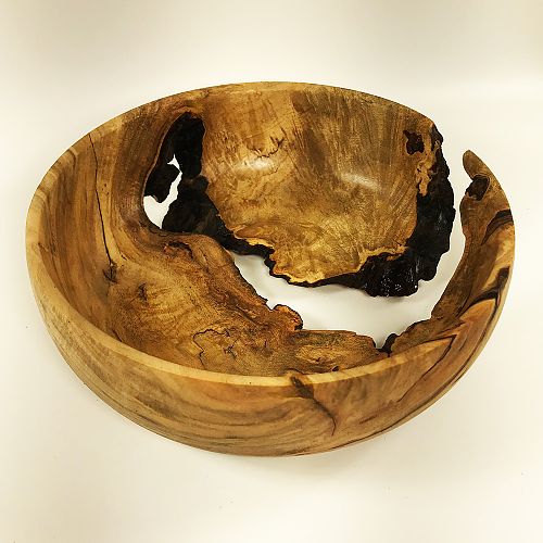 Curly Spalted Sugar Maple "Barely There"