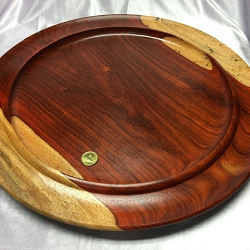 African Padauk Platter