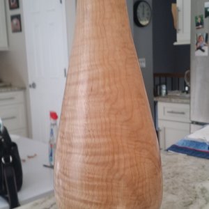 Big Leaf Maple Vase 14"