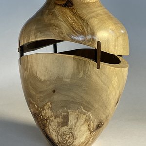 Sliced Maple Hollow Form