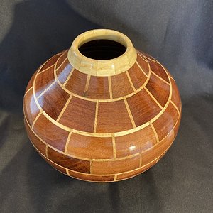 Yopo and ash vase
