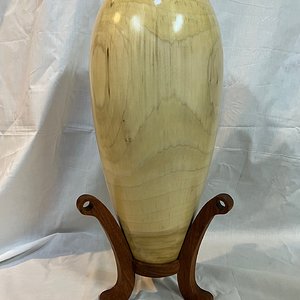 Poplar Vase & Mesquite Stand