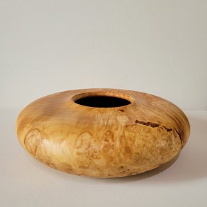 Maple Burl Hollow Form