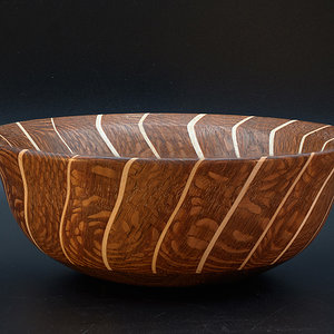 Leopardwood bowl
