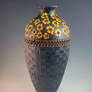 Yellow Flower Vase