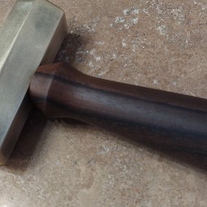 Machinist rosewood with brass head mallet