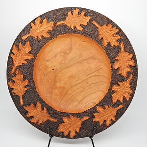 Carved Leaf Platter
