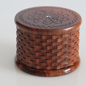 Mopane ornamental box