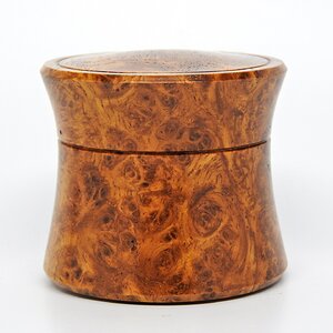 Golden Amboyna Burl Tower Box