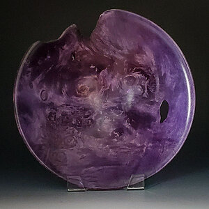 Purple Burl Bowl