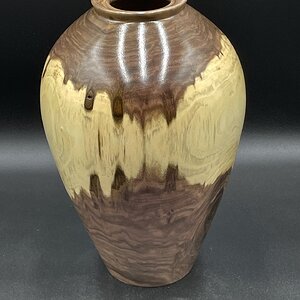 Walnut #476 Hollow Form Vase