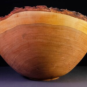 Natural Edge Black Cherry Bowl