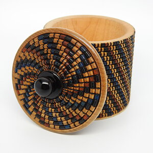 Spiral Basket Illusion Lidded Box