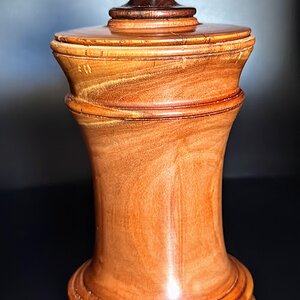 3 x 5 apple box with walnut finial