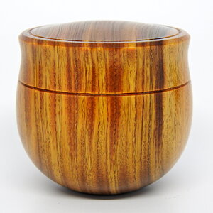 Lignum Vitae Round Bottom Box