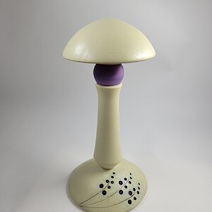 Lavender sprig wig stand