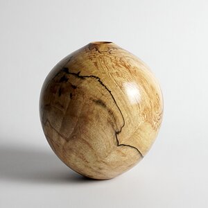 Spalted maple hollow form