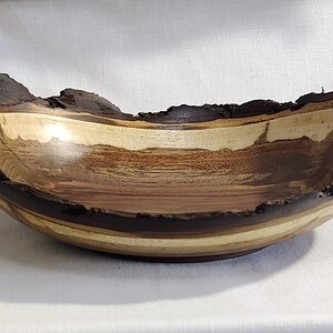 Walnut Live Edge Bowl