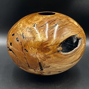 Apple Wood Hollow Form