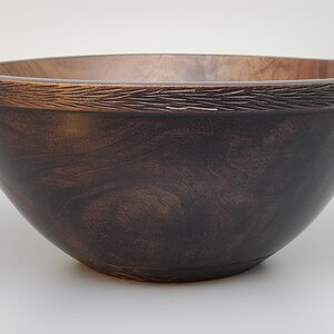 Walnut Ebonized Bowl